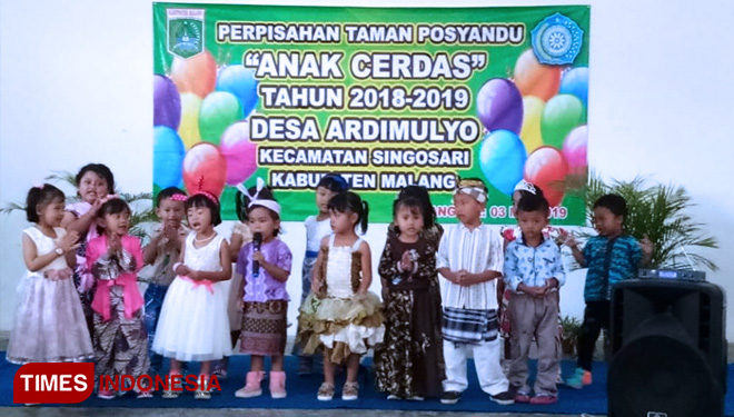 Perpisahan Murid Taman Posyandu Ardimulyo Singosari, Ini 