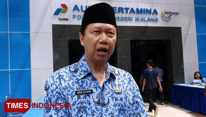 Direktur Polinema, Awan Setiawan. (FOTO: Imadudin M/Times Indonesia)