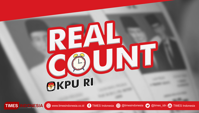 Real count KPU RI. (ILUSTRASI - TIMES Indonesia)