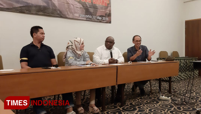 Diskusi Bertajuk 'Tumbal Demokrasi Di Balik Tragedi Kematian 555 Orang (FOTO: Rizki Amana/TIMES Indonesia)