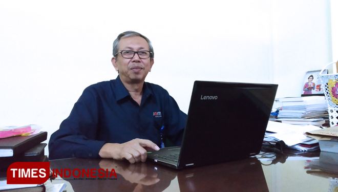 Ketua LPPM Unmer Malang, Prof Agus Suprapto. (FOTO: Imadudin M/TIMES Indonesia)