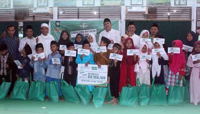 PWNU NTB Santuni Yatim, Gencarkan Kajian Selama Ramadhan 