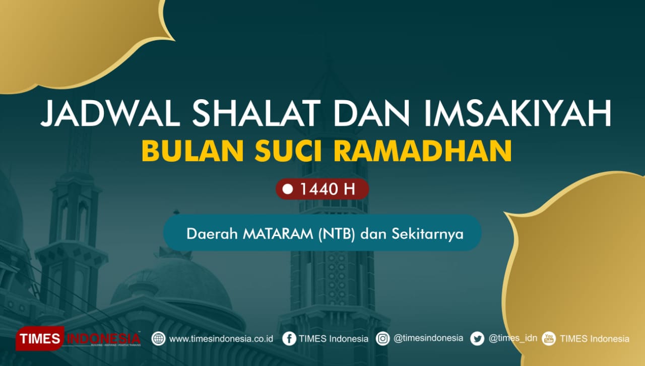 Ini Jadwal Shalat dan Imsakiyah Puasa Ramadhan untuk 