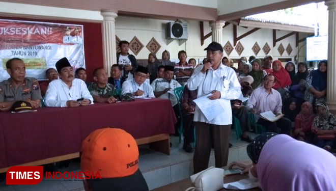 Pertemuan anggota dan pengurus KUD Tri Jaya Sraten. (FOTO: Agung Sedana/TIMES Indonesia)