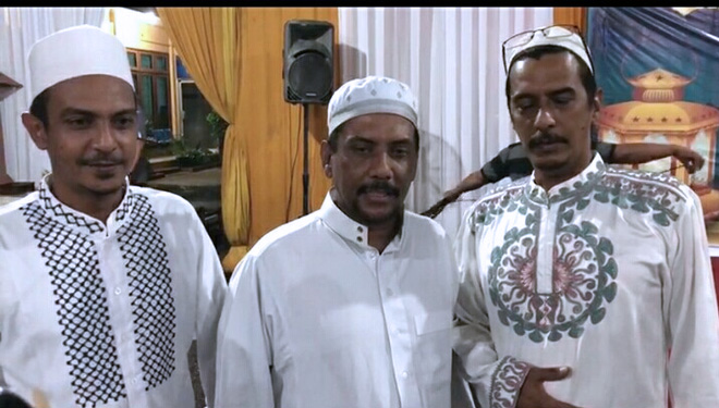 Dari kiri-kanan: Habib Iyus, Habib Hadi, dan Habib Muhsin. Ketiganya menolak people power oleh pihak yang tidak setuju dengan penetapan rekapitulasi suara oleh KPU pada 22 Mei 2019 nanti. (FOTO: Istimewa)