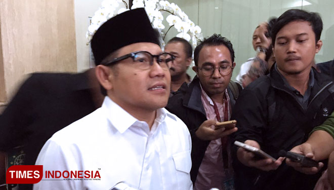 Wakil Ketua MPR RI yang juga Ketua Umum Partai Kebangkitan Bangsa (PKB) Muhaimin Iskandar atau Cak Imin (foto: Edi Junaidi ds/TIMES Indonesia)