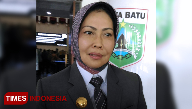 Wali Kota Batu, Dra Hj Dewanti Rumpoko (FOTO: Muhammad Dhani Rahman/TIMES Indonesia) 