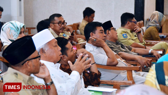 Suasana pertemuan Konsultasi Publik Rancangan Awal Rencana Pembangunan Jangka Menengah Daersh (RPJMD) Kabupaten Lombok Barat, Senin (20/5/2019).(FOTO: Humas Lobar for TIMES Indonesia) 