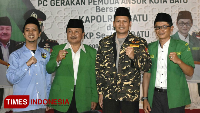 Ormas dan OKP Berikrar menjaga NKRI Pasca Pemilu tahun 2019. (FOTO: Muhammad Dhani Rahman/TIMES Indonesia) 