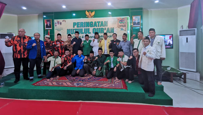 Para ketua OKP berkumpul di Kantor PP GP Ansor Rabu malam (22/5/2019). (Foto: istimewa)
