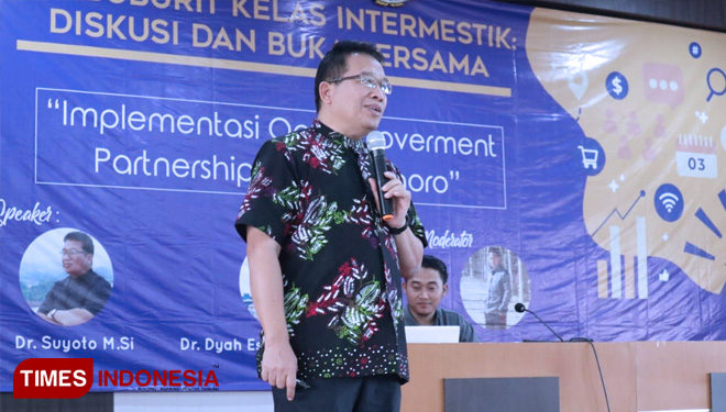 Bupati Bojonegoro Periode 2008-2018 Dr. Suyoto, M.Si. dalam (FOTO: Tria Adha/TIMES Indonesia)