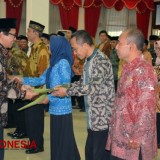 Komandan Kodim 0824 Jember Hadiri Pelantikan Kepala Desa PAW