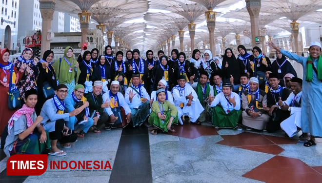 Jemaah umroh Paket Ramadhan PT Sutra Tour Hidayah (FOTO: Dokumen PT Sutra Tour Hidayah for TIMES Indonesia)