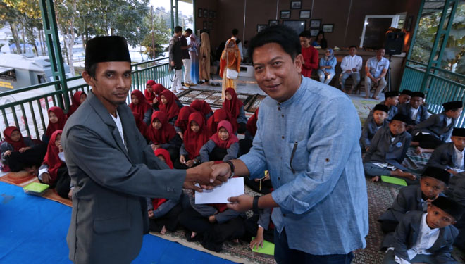 Joko-Roro Kabupaten Malang Ajak Anak Yatim Piatu Bersuka Ria di Kampung Tentara