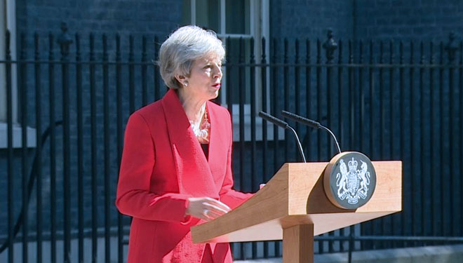 Perdana Menteri Inggris Theresa May . (FOTO: CNN)