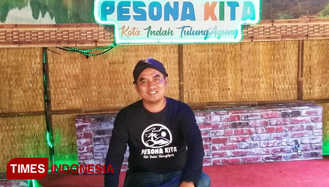 Andri Syambudi Perintis Komunitas Pesona Kita. (FOTO: May Amilush/TIMES Indonesia)