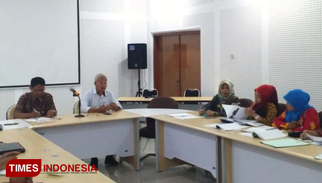 Rapat Persiapan Pelatihan Vokasi Juleha dipimpin Kepala BBPP Batu, Wasis Sarjono, S.Pt, M.Si, Jum’at (31/5/2019). (FOTO: AJP/TIMES Indonesia)