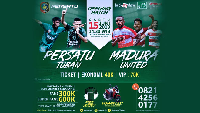 Perkenalan Tim Persatu Tuban Akan Jamu Madura United Di