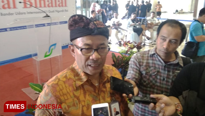 Libur Lebaran, Jasa Pengguna Pesawat Udara di Bandara Ngurah Rai Turun 5 Persen