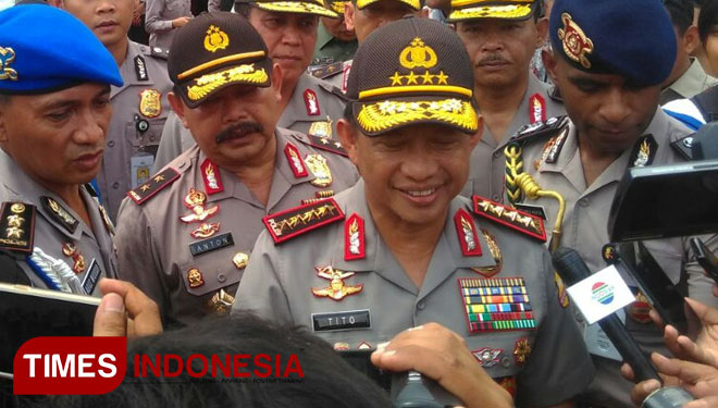 Kapolri Jenderal Polisi Tito Karnavian. (FOTO: Dok.TIMES Indonesia)