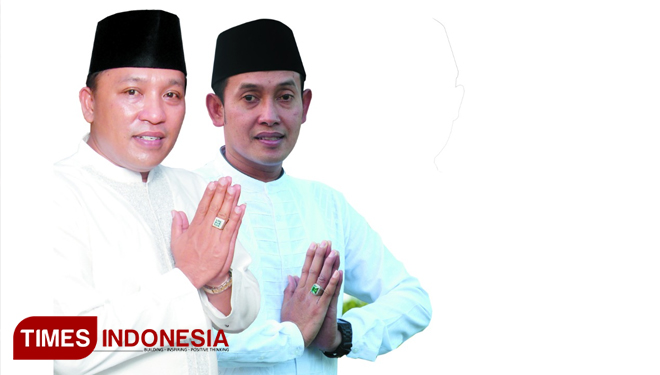 Bupati dan Wakil Bupati Sampang, H. Slamet Junaidi-H. Abdullah Hidayat. (FOTO: Doni Heriyanto/TIMES Indonesia)