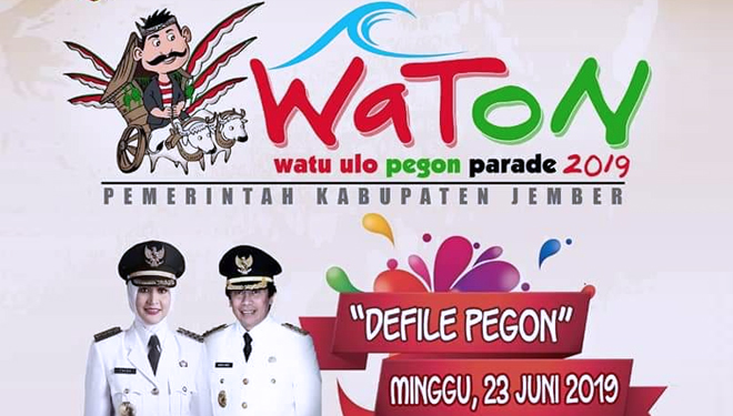 Poster Waton Parade 2019, even yang digelar Pemkab Jember. (Istimewa)