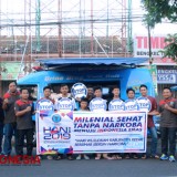 Di CFD, BNN Kabupaten Kediri Kampanyekan Anti Narkoba