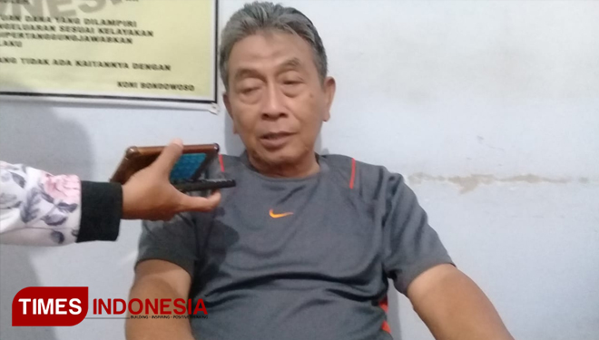 Ketua KONI Bondowoso, Noer Soetjahjono (FOTO: Moh Bahri/TIMES Indonesia) 