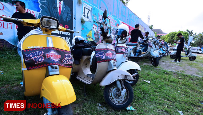Penggemar Scooter Kumpul di Yogyakarta pada September mendatang. (FOTO: A Riyadi/TIMES Indonesia)