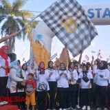 Komandan Kodim 0824 Jember dan Kapolres Lepas Peserta Jalan Santai Jaga Jember untuk Indonesia Damai