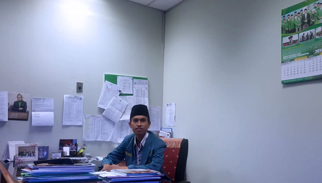 Ketua Pimpinan Wilayah Ikatan Pelajar Nahdlatul Ulama Nusa Tenggara Barat (PW IPNU NTB) Pauzan Basri.