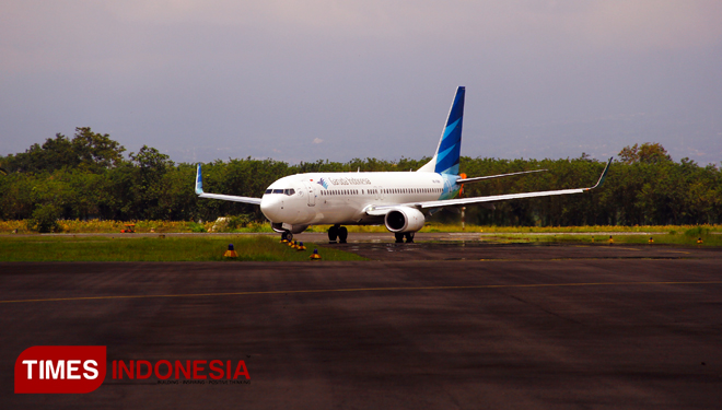 Maskapai penerbangan Garuda Indonesia. (FOTO: Dokumen TIMES Indonesia)