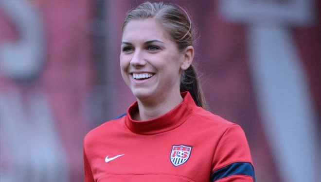 Alex Morgan, a U.S. striker. (Picture by: en.as.com)