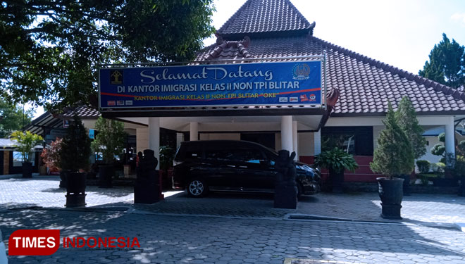 Kantor Imigrasi Kelas II Non TPI Blitar di Jalan Mastrip No 45 Srengat Blitar. (Foto: Sholeh /TIMES Indonesia)