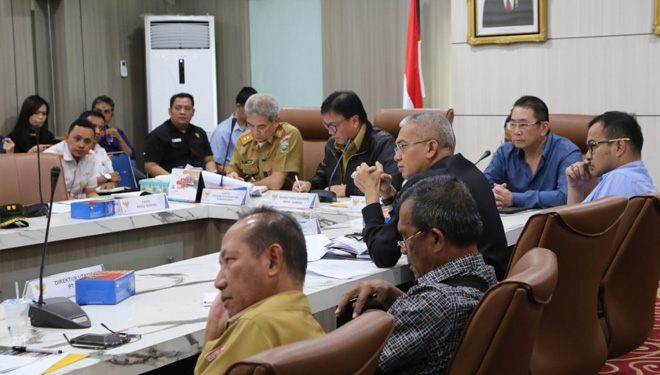 Rapat persiapan panitia MXGP di Palembang. (FOTO: Istimewa)