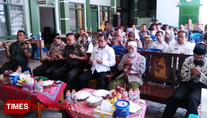 Pelaksanaan Halal Bi halal Koramil Sumbersari. (FOTO: AJP TIMES Indonesia)
