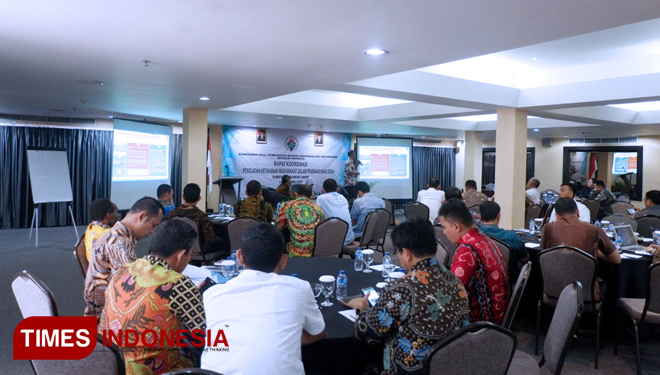 Suasana Rapat Koordinasi (Rakor) Penguatan Ketahanan Masyarakat dalam Pembangunan Desa yang dilaksanakan Kementerian Desa PDTT-RI di Hotel Grand Kemang, Jakarta, Kamis (20/6/2019). (FOTO: Istimewa/TIMES Indonesia)