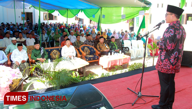 Bupati Abdullah Azwar Anas Meresmikan Gedung Baru SMP Unggulan Al Anwari (Roghib Mabrur)