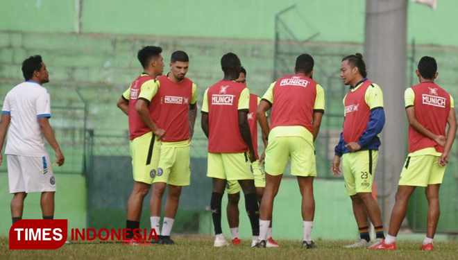 Arema FC. (foto: Doc. TIMES Indonesia)