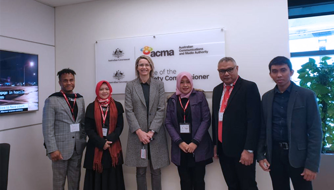 Delegasi KPI Pusat dan ACMA bertemu di Sydney Australia. (FOTO: Istimewa)