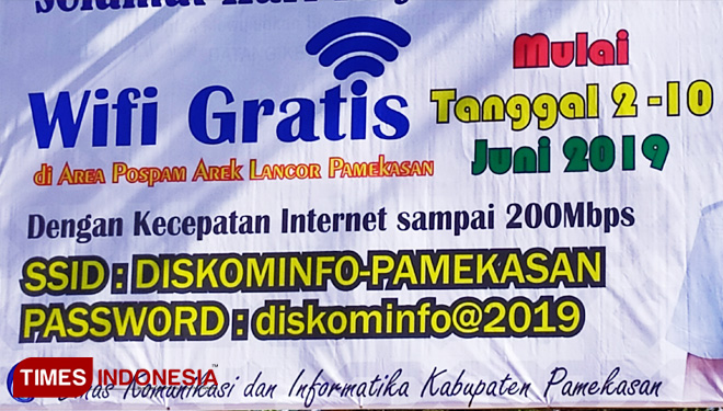 Layanan internet gratis di Arek Lancor Pamekasan menghilang. Masyarakat meragukan program smart city yang digalakkan Diskominfo Pamekasan. (FOTO: Putera Khafi/TIMES Indonesia)