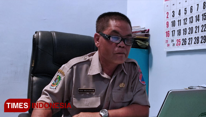 Kepala Bidang Kedaruratan dan Logistik BPBD Banyuwangi, Eka Muharram (FOTO: Rizki Alfian/TIMES Indonesia)