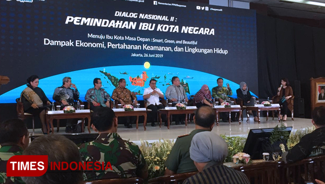 Dialog Nasional tentang Pemindahan Ibu Kota Negara (FOTO: Edi Junaidi/TIMES Indonesia)