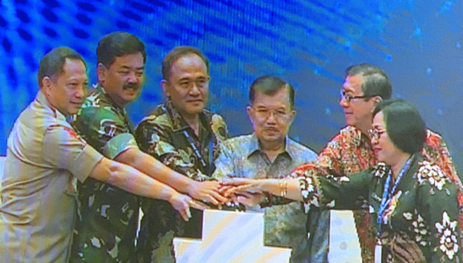 Wapres Jusuf Kalla, Kapolri, Tito Karnavian, Panglima TNI dan Menkumham (FOTO: Istimewa)