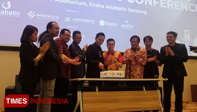 Peluncuran platform pertukaran aset digital, Digitalexchange.id dari Anabatic Technologies di Auditorium Graha Anabatic, BDS Serpong  Tangerang, Jumat (28/6/2019). (FOTO: Rahmi Yati Abrar/TIMES Indonesia)