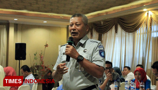 Kepala Perwakilan PT Jasa Raharja (Persero) Wilayah Jember dan Bondowoso Sulaiman. (Foto: Anggun/TIMES Indonesia)