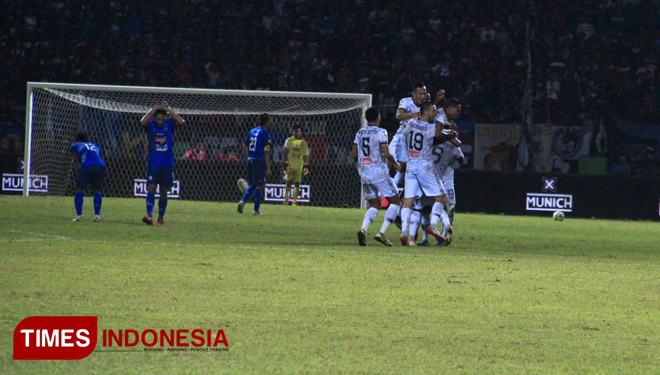 Pertandingan Arema FC vs PS Tira Persikabo di Stadion Gajayana Malang, (29/6/2019) lalu (FOTO: Tria Adha/TIMES Indonesia)
