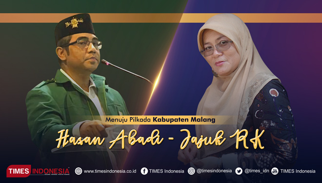 Otak-atik kecocokan pasangan untuk disiapkan maju pada Pilkada 2020 di Kabupaten Malang, Hasan Abadi-Jajuk Rendra Kresna (Grafis: TIMES Indonesia)