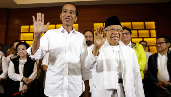 Jokowi-KH Ma'ruf Amin. (FOTO: Istimewa)