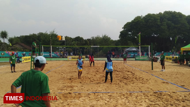 Tim Voli Pantai Tuban Berebut Tiket Semi Final Porprov Jatim